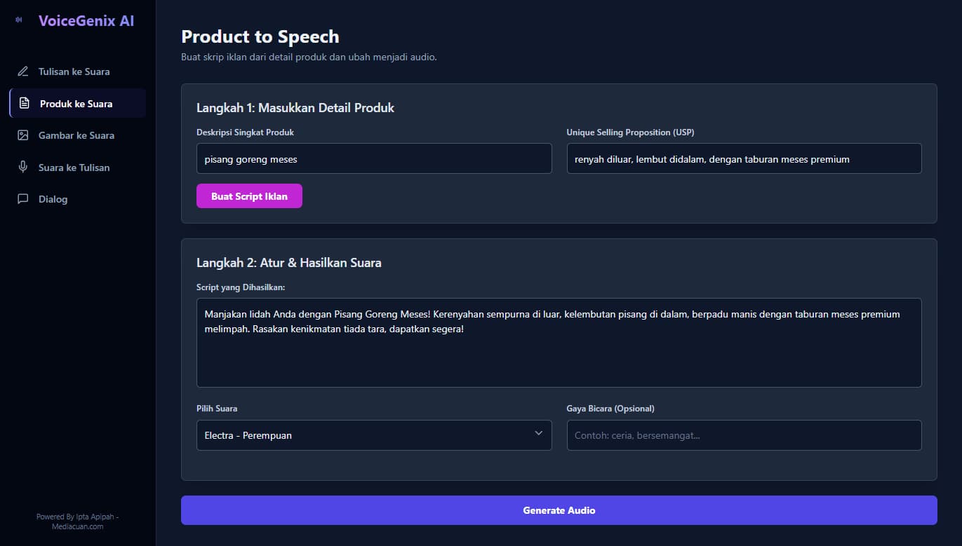 Produk ke Suara