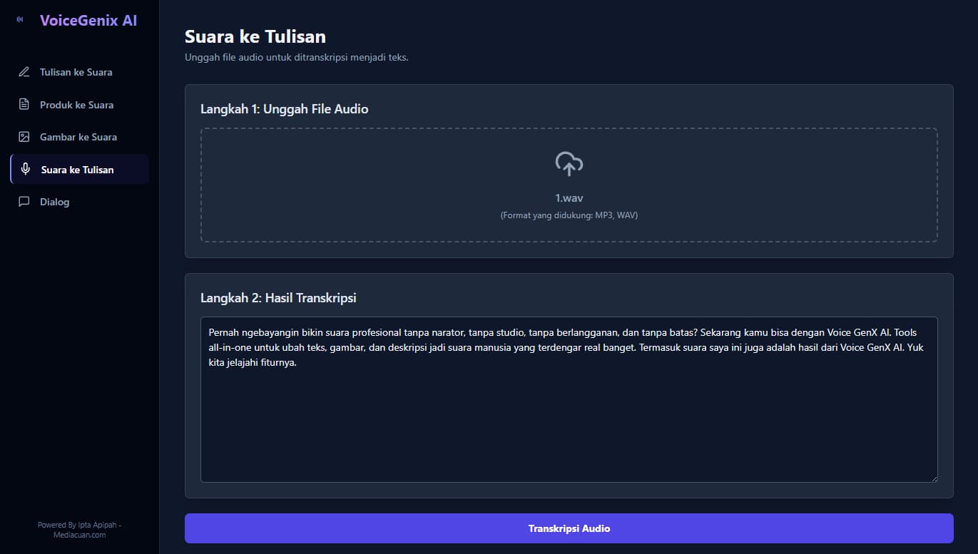 Suara ke Teks