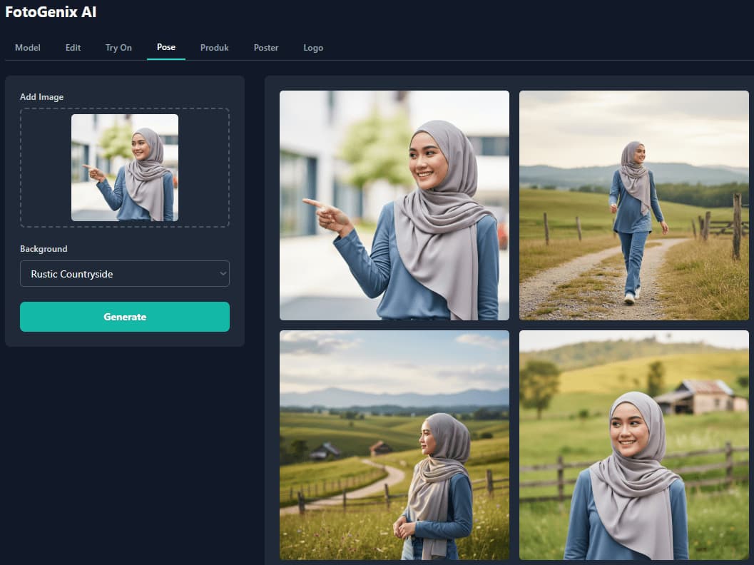 Pose & Background